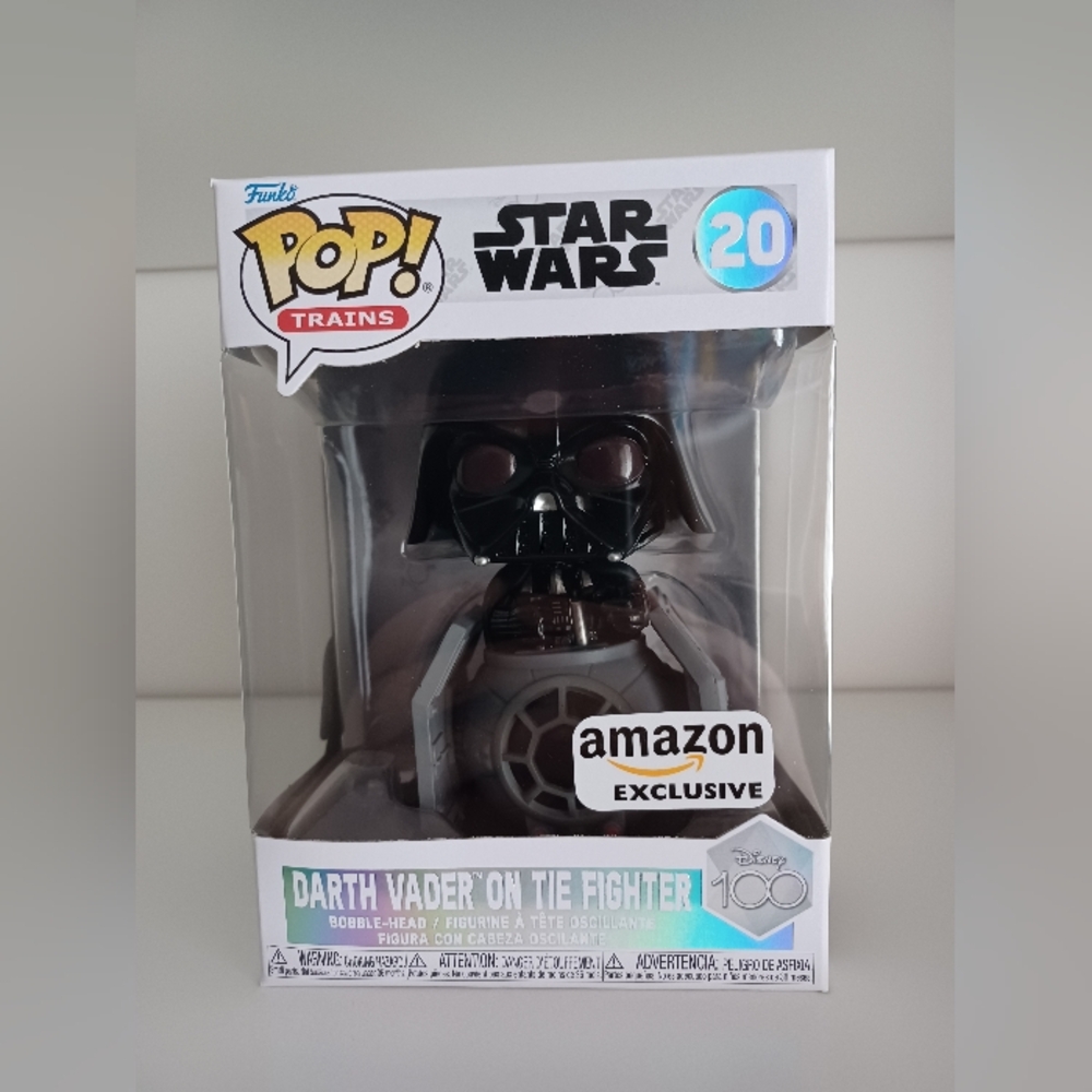 Darth Vader On Tie Fighter From Star Wars 20 Amazon Exclusive Trains Funko Pop